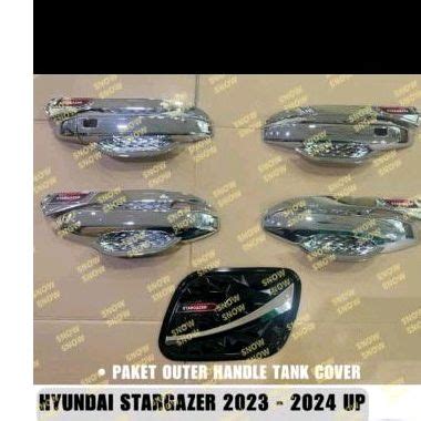 Jual Paket Outer Handle Tank Cover STARGAZER 2023 2024 Chrome Shopee