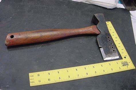 Vintage Plumb Half Hatchet Axe Roofing Hammer Tomahawk Carpenter Tool