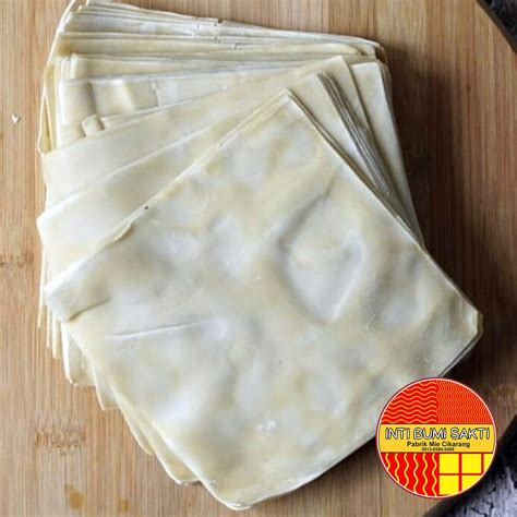 Jual Kulit Pangsit Kotak Persegi Basah Rebus Gyoza Kuotie Wonton