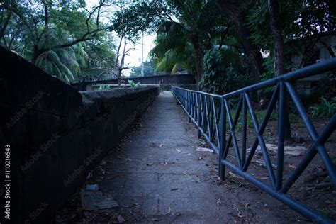 pathway    streets  intramuros manila stock photo adobe