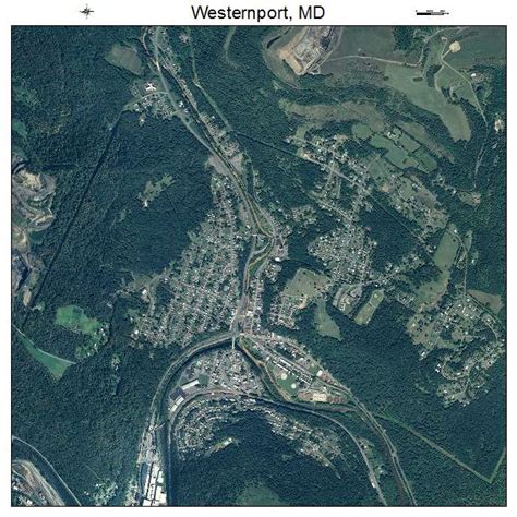 Aerial Photography Map of Westernport, MD Maryland