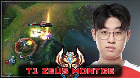 T Zeus Best Top Lane Montage League Of Legends Youtube