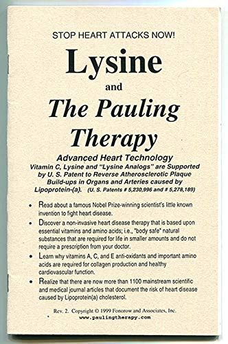 linus pauling vitamin c lysine - Importance of Health