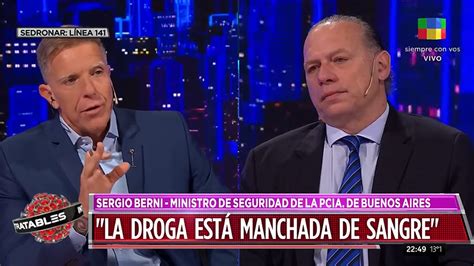 Sergio Berni Charl Mano A Mano Con Alejandro Fantino La Droga Est