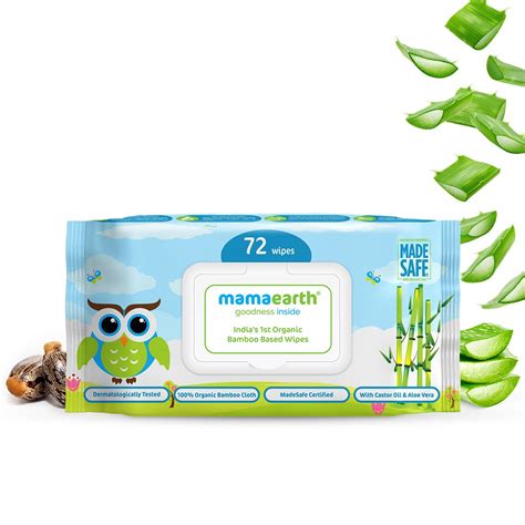 Baby Wet Wipes Organic Bamboo Based Baby Wipes Mamaearth