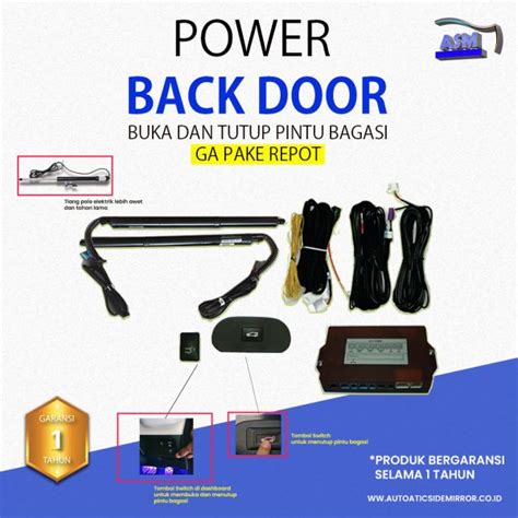 Power Back Door Pintu Bagasi All New Ertiga XL7 Automatic Side Mirror