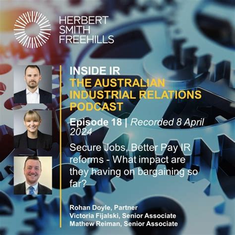 Stream Inside Ir Australian Industrial Relations Ep18 ‘secure Jobs Better Pay Reforms