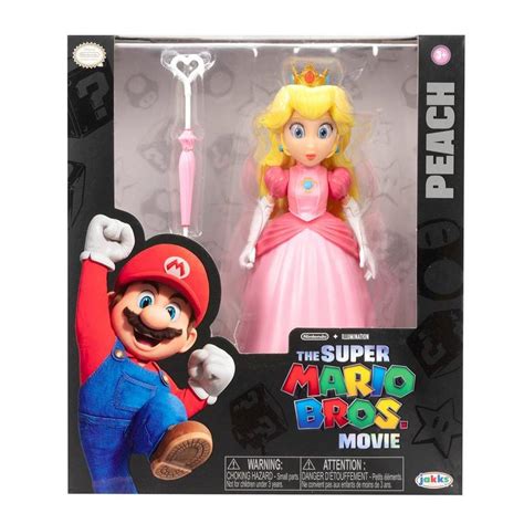 Jakks Pacific Super Mario Movie Princess Peach 5 In Action Figure