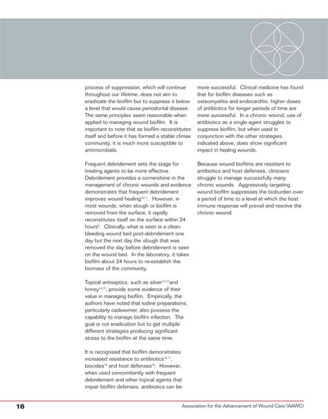 Wound infection and the role of biofilms | PDF