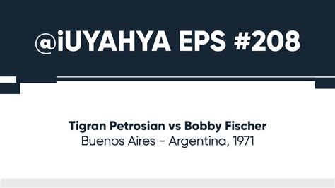 Tigran Petrosian Vs Bobby Fischer World Championship Candidates