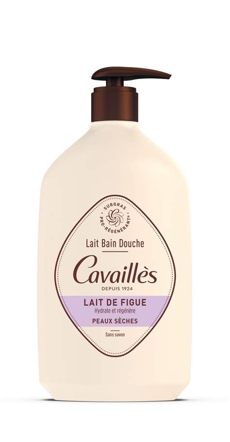 Lait de bain et douche Peaux sèches hydratant figue Rogé Cavaillès