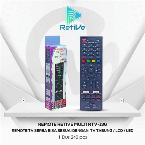 Jual Remote Tv Universal Retive Rtv Rtv Remot Serba Bisa