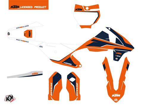 Kit D Co Motocross Ktm Dna Bleu S Rie Kutvek