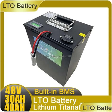 Batteries Seenruy LTO 48V 40AH Lithium Titanate Batters BMS 20S Pour