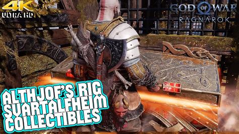 God Of War Ragnarok Althjofs Rig All Collectibles Svartalfheim