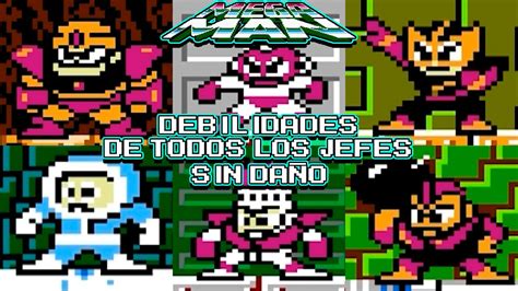 Megaman NES Debilidades de Todos los Jefes Sin Daño RehicolReplay