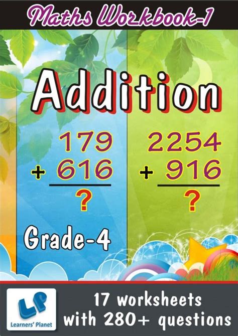 Grade 4 Maths Addition Workbook 1 Magazine Buy Subscribe Download