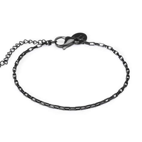 Pulseira Marcel De Aço Preto Key Design