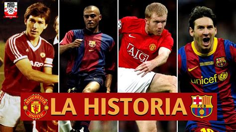 Infograf A Barcelona Vs Manchester United Historial Completo Hasta La