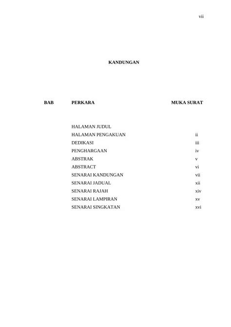 PDF KANDUNGAN BAB PERKARA MUKA SURAT Fp Utm My 3 1 Menunjukkan