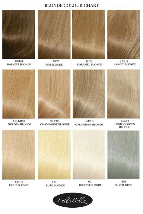 Pin By Frieda Wolny On Haar Ideen Blonde Hair Color Chart Honey