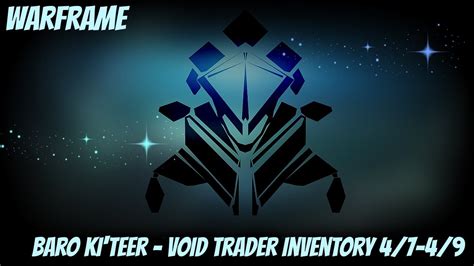 Warframe Baro Ki Teer Void Trader Pc Inventory For Youtube