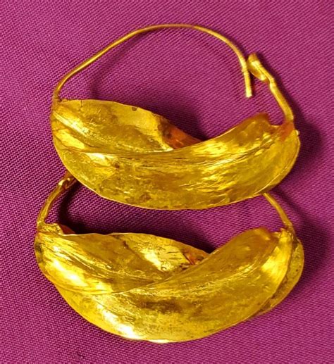 Fulani Hoop Earringsbrassfulani Gold Etsy