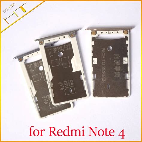 Soporte De Tarjeta SIM Micro SIM Para Xiaomi Redmi Note 4 Adaptador