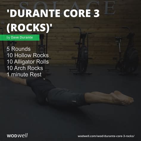 Durante Core 3 Rocks Workout Functional Fitness Wod Wodwell