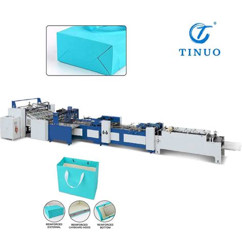 Top Folding T Paper Bag Making Machine Sheet Feeding China Top