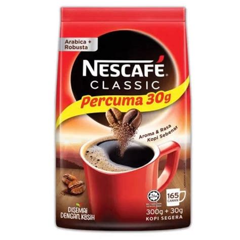 Nescafe Classic Refill Pack 330g Shopee Malaysia