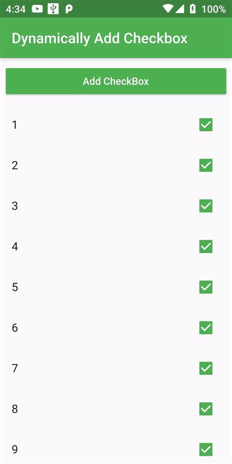 How To Use Dynamically Add Checkbox Using Flutter Flutter Create A