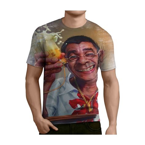 Camisa Camiseta Personalizada Zeca Pagodinho Caricatura Cantor Pagode