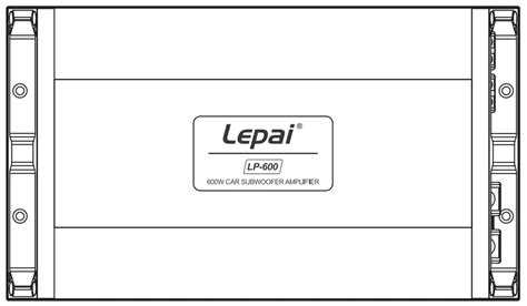 lepai lp  mono channel amplifer user manual manuals