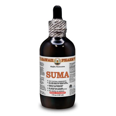 Suma Liquid Extract Suma Pfaffia Paniculata Dried Root Tincture