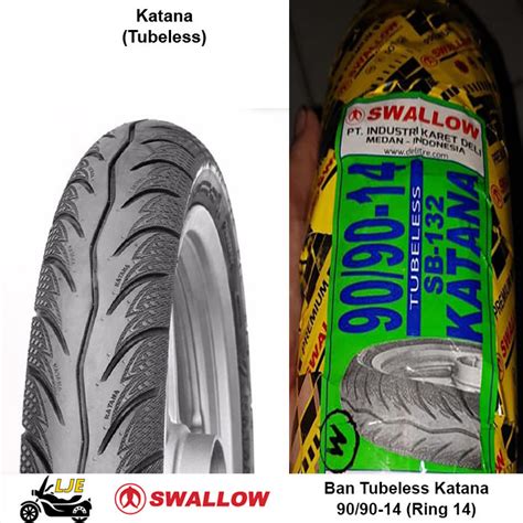 Ban Tubeless Swallow Katana Sb Ban Matic Ring Ban