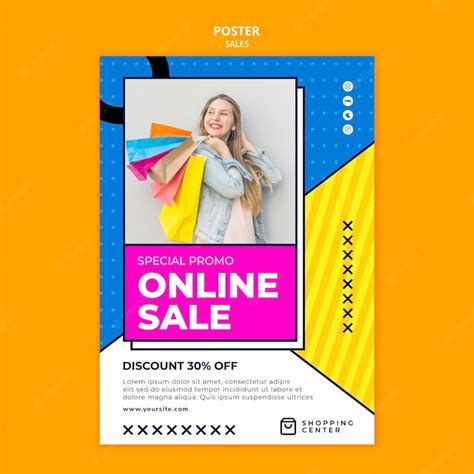 Premium Psd Online Sale Poster Template