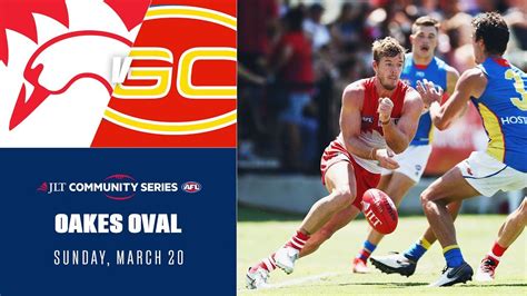 Sydney V Gold Coast Highlights Jlt 2019 Afl Youtube