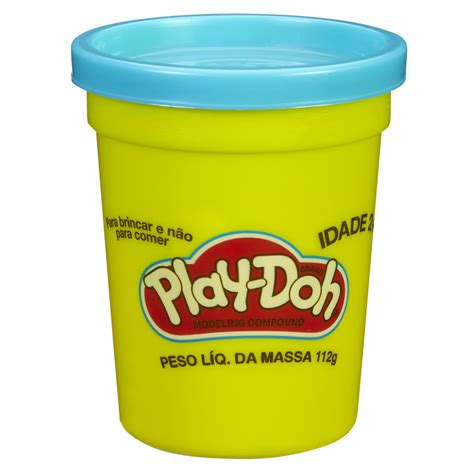 Massinha Play Doh Pote Individual Azul Hasbro B7416 Pirlimpimpim