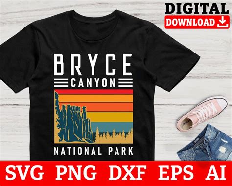 Bryce Canyon National Park Svg Files National Park Svg Etsy