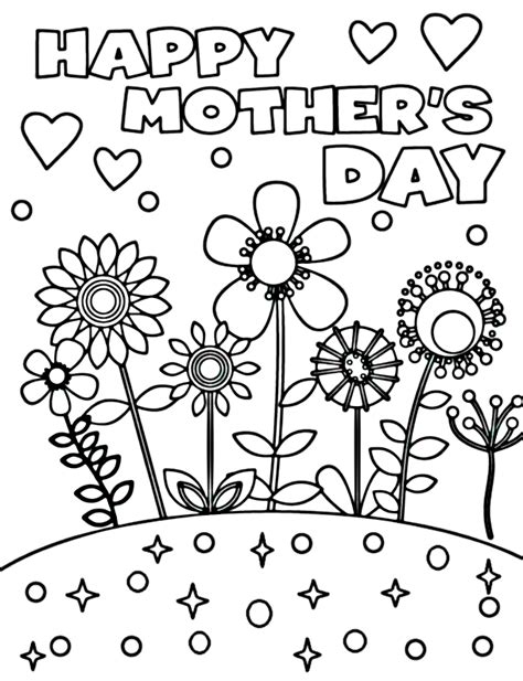 Happy Mother S Day Coloring Page Free Printable Coloring Pages