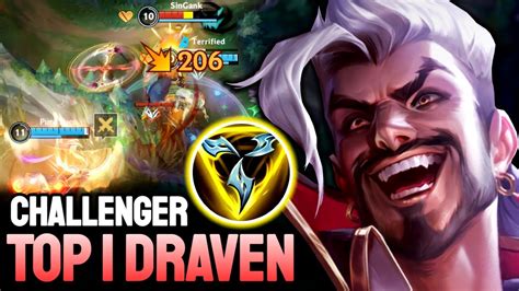 WILD RIFT DRAVEN TOP 1 DRAVEN GAMEPLAY CHALLENGER RANKED YouTube