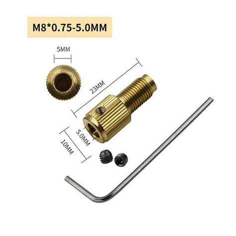 Multi Size Self Tightening Mini Brass Drill Clamp Chuck Connecting Rod