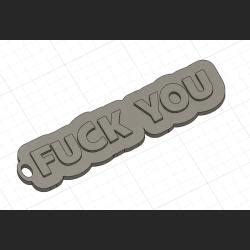Fuck You Keychain 3D Models Page 1 STLFinder