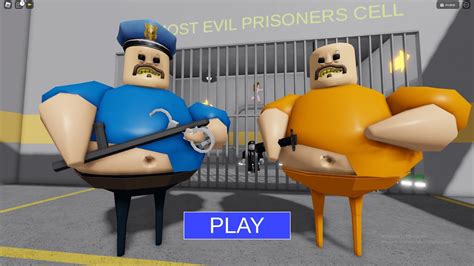 Police VS Criminal Barry S Prison Run SPEED RUN Roblox Speedrun