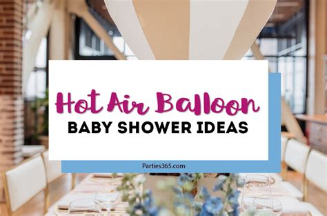 Hot Air Balloon Baby Shower Ideas Decor Parties