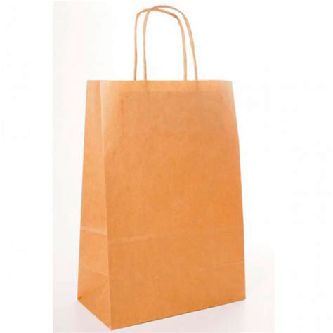 Sac Cabas Kraft Brun Poignee Ficelle X Cm