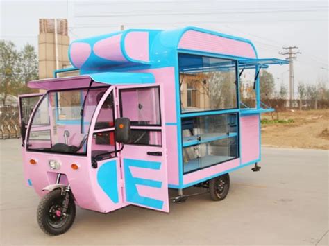 Food Trailer Donut Mobile Cart Electric Fast Food Truck For Sale Food