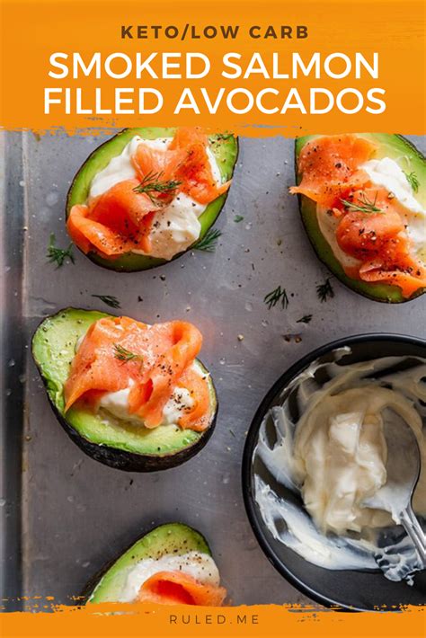 Smoked Salmon Filled Avocados Are One Of The Most Effortless Keto