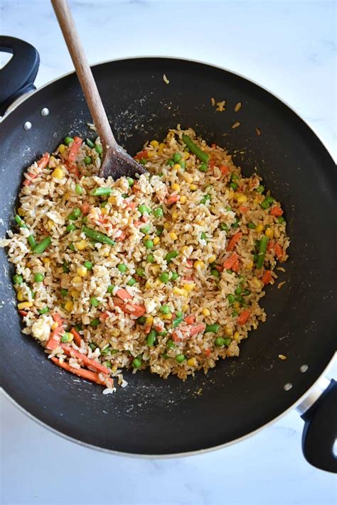 Egg Fried Brown Rice {easy Street Food} Hint Of Healthy